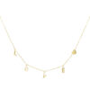 Love ketting goudkleurig Stylefever