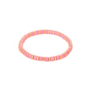 Roze kralen armband
