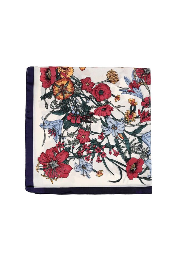sjaal met bloemenprint zijden Stylefever