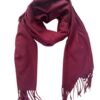 Bordeaux rode dames sjaal 2 Bordeaux rode cashmere sjaal Stylefever