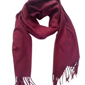 Bordeaux rode cashmere sjaal Stylefever