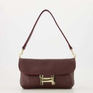 Bordeaux leren handtas damestas leer Stylefever