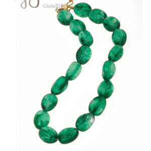 Groene kralenketting By Jam