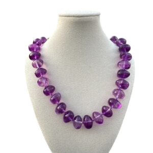 Paarse kralen ketting By Jam Gioielli