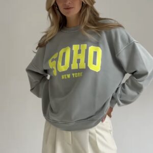 Soho sweater grijs Stylefever