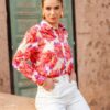Damesblouse met bloemenprint Stylefever