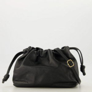 Crossbody tas leer zwart Stylefever boutique