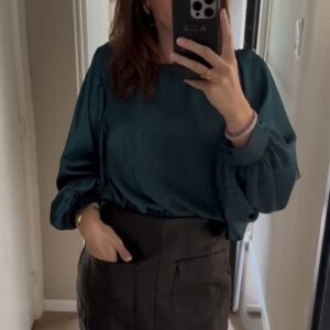 Vegan rok zwart Azzurro Mode Stylefever