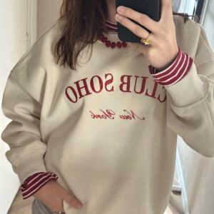 Beige soho sweater Azzurro mode