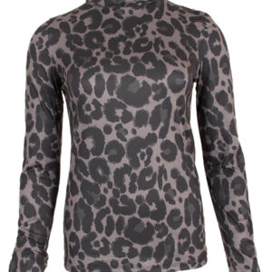 Panterprint col grijs Azzurro