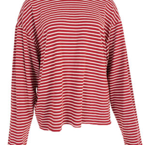 Rood gestreept shirt lange mouw Azzurro