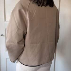 Beige trenchcoat ruitjes Stylefever