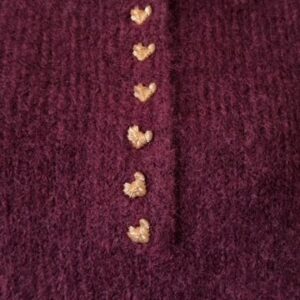 Bordeaux damestrui gebreid Stylefever