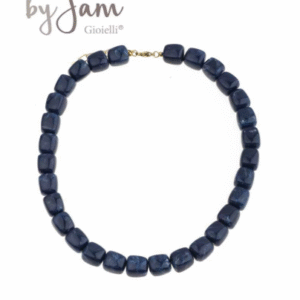 Blauwe kralen ketting By Jam Gioielli