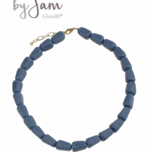 Grijze kralenketting By Jam