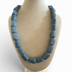 Lichtblauwe kralen ketting By Jam Gioielli