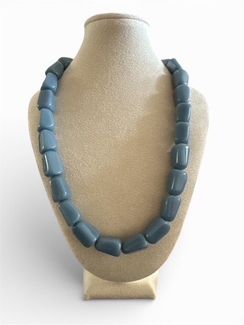 Lichtblauwe kralen ketting By Jam 1 Lichtblauwe kralen ketting By Jam Gioielli