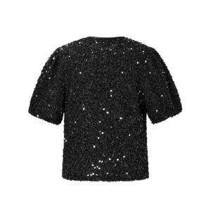 Alternative view of Zwarte pailletten top