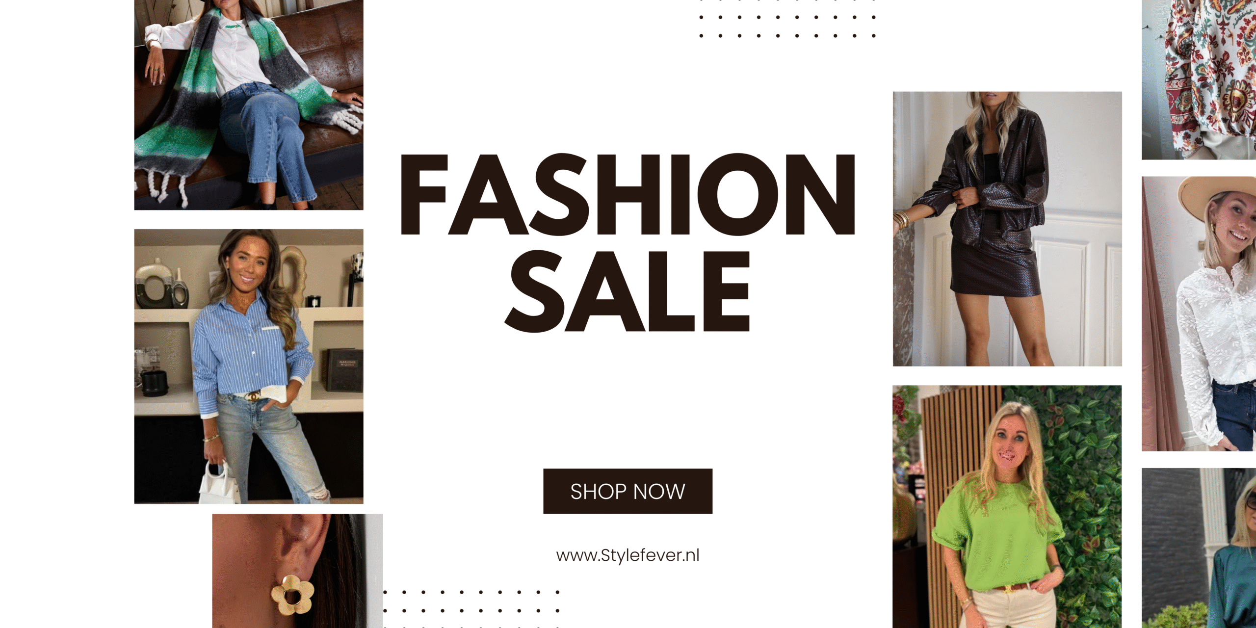 Banner Sale uitverkoop damesmode stylefever