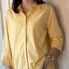 Gele basic damesblouse Stylefever