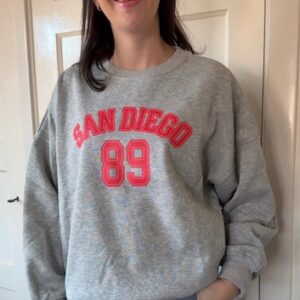 Grijze sweater Azzurro mode San diego