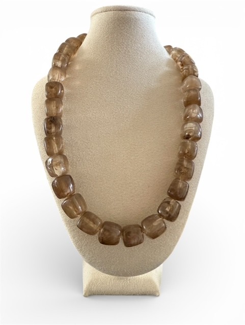 Lichtbruine kralenketting By Jam 1 Lichtbruine kralenketting By Jam Gioielli