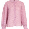 Lila damesblouse Azzurro mode