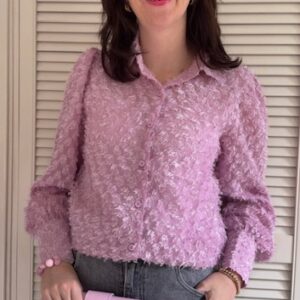 Lila damesblouse Azzurro mode Stylefever Boutique