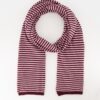 Roze gestreepte damessjaal 4 Roze gestreepte damessjaal cashmere Stylefever