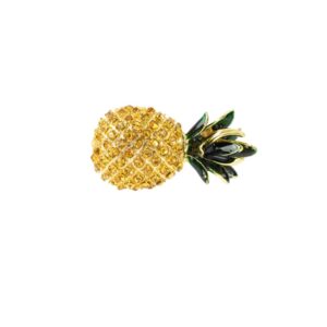 Broche ananas goudkleurig Stylefever