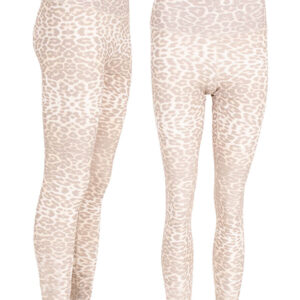 Leopard stretch broek Azzurro Mode Stylefever