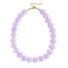 Lila hartjes kralen ketting Stylefever