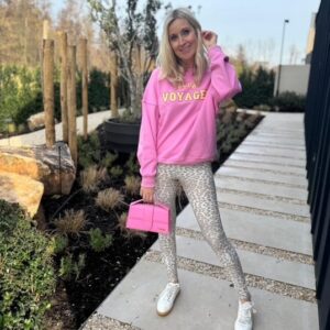 Alternative view of Roze sweater Club Voyages Azzurro Mode