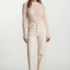 Lace top wit - Witte kanten top lange mouw Stylefever