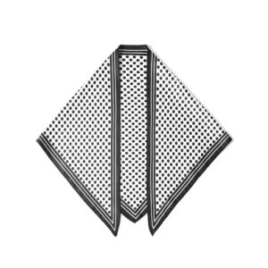 Zwart wit polkadot sjaaltje 3 Polkadot sjaaltje Stylefever