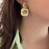 Groene By jam statement oorbellen