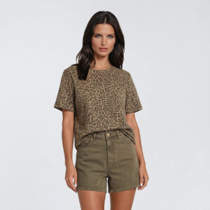 Bruin panterprint truitje Stylefever