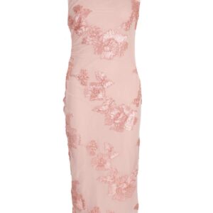 Online dames boutique met hippe en betaalbare damesmode & accessoires 4 Licht roze mesh jurkje Azzurro mode