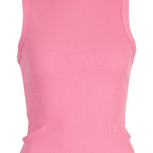 Roze basic mouwloze top Azzurro Mode