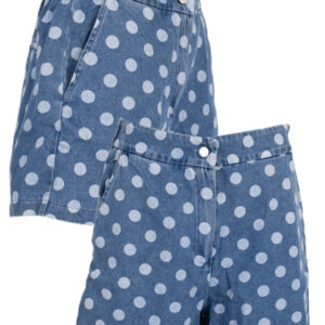 Alternative view of Short met stippen Azzurro Mode