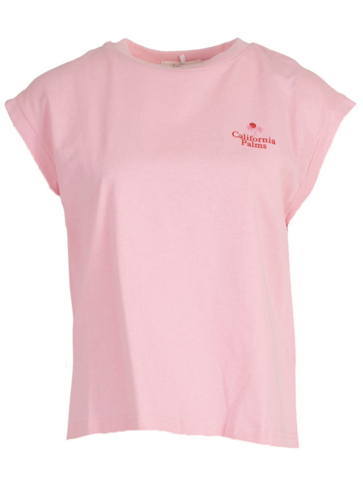Roze damestop korte mouw Azzurro 2 roze damestop korte mouw Azzurro mode