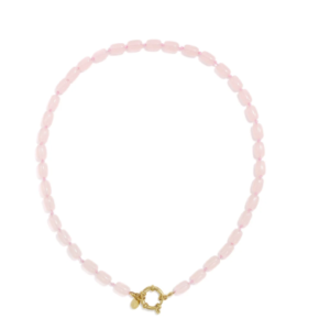 Online dames boutique met hippe en betaalbare damesmode & accessoires 4 Alternative view of Roze kralen ketting