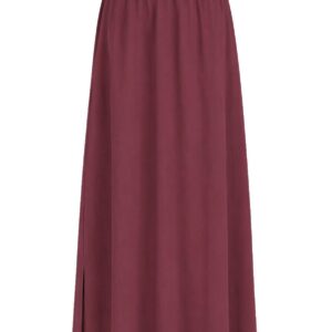 lange bordeaux rok Azzurro Mode