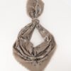 Paisley print bandana sjaaltje taupe 2 Paisley print bandana sjaaltje taupe Stylefever