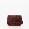 Bordeaux suede damestas Stylefever