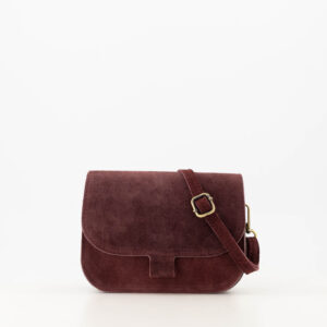 Bordeaux suede damestas Stylefever